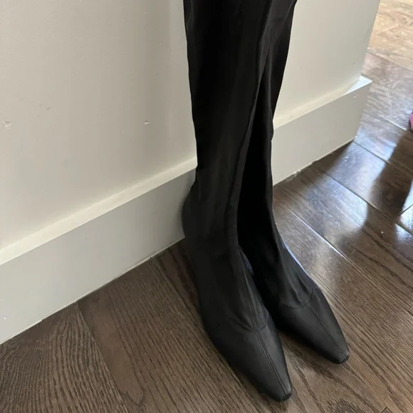 Reformation Otis Leather Boots Size 10 - Picture 6 of 9